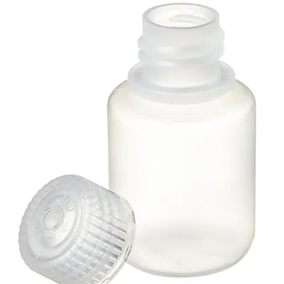Nalgene BTL N/M PP,2OZ 60ML Narrow Mouth Bottle,PP,PP Screw Cap,60ml, Part No. 2006-0002 - Image 1