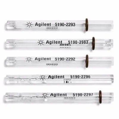 Agilent Inlet liner, splitless, single taper, deactivated, 25/pk, Part No. 5183-4696 - Image 1