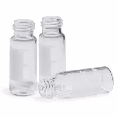 Agilent Autosampler Vials for HPLC & GC 2 mL Screw Top Vials & Screw Caps,,,100/Pk, Part No. 5183-4428 - Image 1