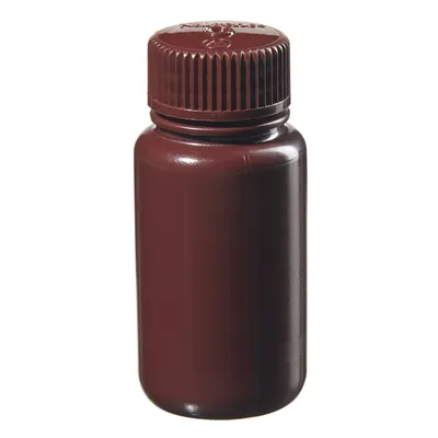 Nalgene BTL AMBR W/M HDPE,1OZ 30ML Amber Wide Mouth Bottle,HDPE,Amber PP Screw Cap,30ml, Part No. 2106-0001 - Image 5
