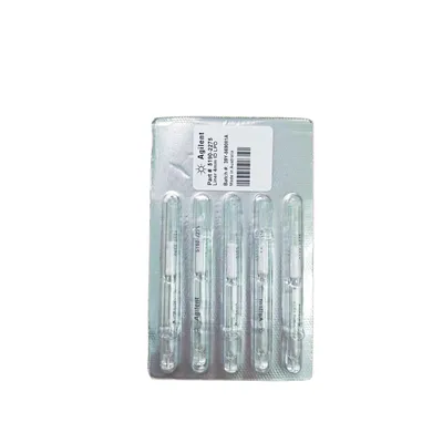 Agilent Inlet liner, split, single taper, glass wool, deactivated, low pressure drop, Part No. 5183-4647 - Image 2