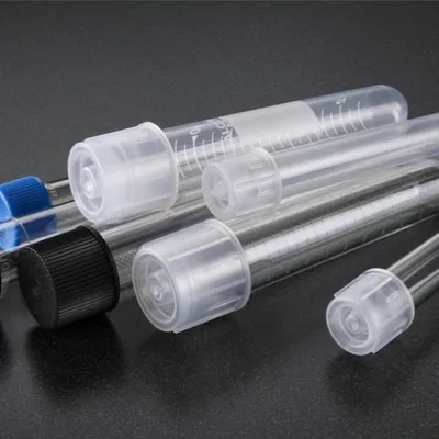 Corning Falcon Round Bottom Tube, 14 mL, Polypropylene, Printed Graduations, Snap Cap, 17×100 mm, Part No. 352059 - Image 1