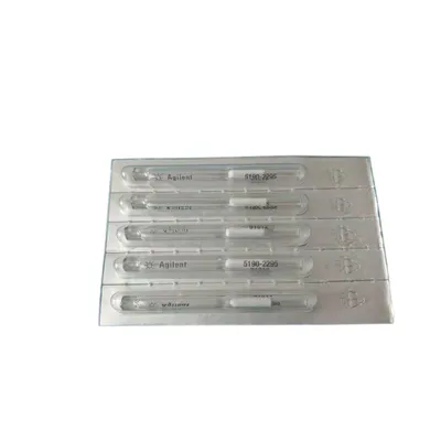 Agilent Inlet liner, Ultra Inert, split, low pressure drop, glass wool, 100/pk, Part No. 5190-3173 - Image 2