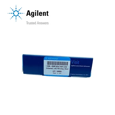 Agilent inlet liner, Ultra Inert, split, low pressure drop, glass wool, Part No. 5190-2295 - Image 1