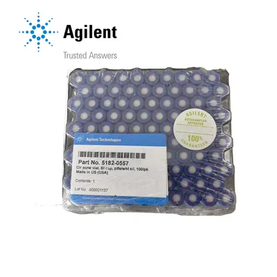 Agilent Autosampler Vials for HPLC & GC 2 mL Screw Top Vials & Screw Caps,,,100/Pk, Part No. 5182-0557 - Image 1