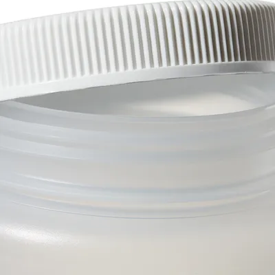 Nalgene BTL LRG W/M PP,1/2GAL 2L Large Wide Mouth Bottle,PP,White PP Screw Cap,2000ml, Part No. 2121-0005 - Image 3