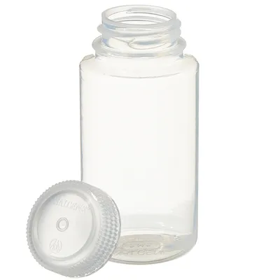 Nalgene BTL W/M PMP,8OZ 250ML Wide Mouth Bottle,PMP,PP Screw Cap,250ml, Part No. 2107-0008 - Image 2