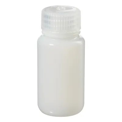 Nalgene BTL W/M LDPE,4OZ 125ML Wide Mouth Bottle,LDPE,PP Screw Cap,125ml, Part No. 2103-0004 - Image 2