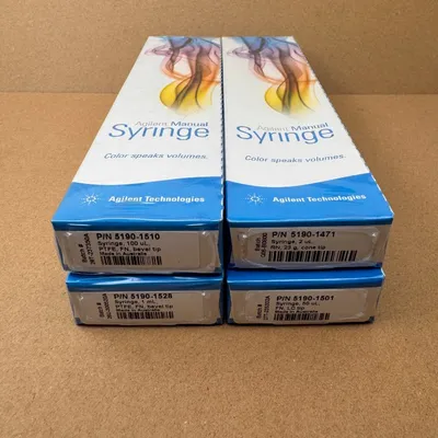 Agilent GC Manual Syringes, 70 mm, 23, Cone, Removable, 0.5 μL, Stainless Steel, 1 Each, Part No. 5190-0464 - Image 3