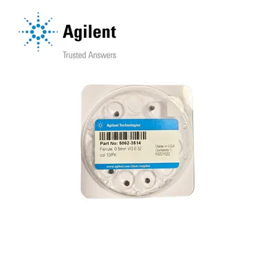 Agilent Ferrule, 0.5 mm id, 15% graphite/85% Vespel, 0.32 mm column, 10/pk, Part No. 5062-3514 - Image 1