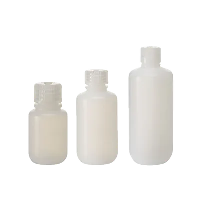 Nalgene BTL N/M HDPE,1/8 OZ 3.8ML Narrow Mouth Bottle,HDPE,PP Screw Cap,4ml, Part No. 2002-9125 - Image 1