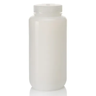 Nalgene BTL W/M HDPE, 2 oz, 60 ml Wide Mouth Bottle, HDPE, PP Screw Cap, 60 ml, Part No. 2104-0002 - Image 6