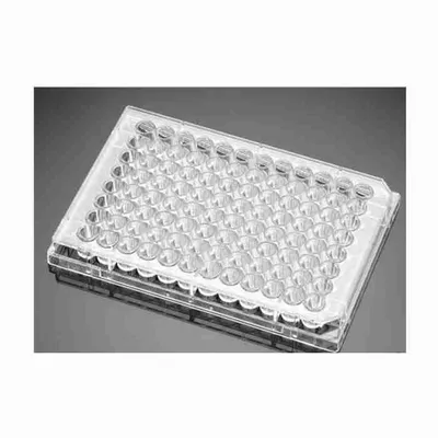 Corning Falcon 96-Well Cell Culture Plate, Standard TC-Treated, Flat Bottom, with Lid, Part No. 353072 - Image 1