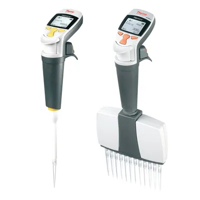 Thermo Finnpipette Novus Electronic Single-Channel Adjustable Pipette 1-10 µl, incl. universal plug charger, CE marked, Part No. 46200100 - Image 1