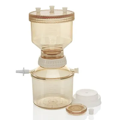 Nalgene FILTRHOLDR W/RCVR PSF,500 ML, Filter Holder with Receiver, PSU, 500mL upper chamber, 500mL receiver chamber, Part No. 300-4050 - Image 1