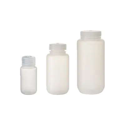 Nalgene BTL W/M PP,8OZ 250ML Wide Mouth Bottle,PP,PP Screw Cap,250ml, Part No. 2105-0008 - Image 1