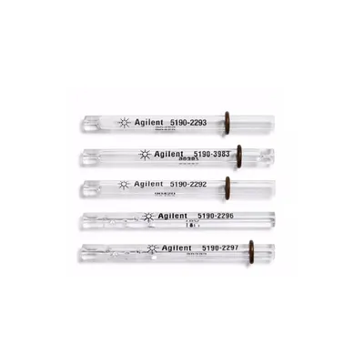 Agilent inlet liner, Ultra Inert, splitless, single taper, glass wool, Part No. 5190-2293 - Image 2