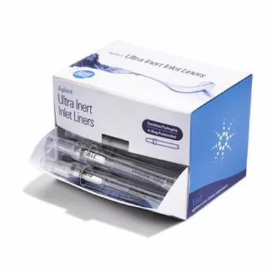 Agilent Inlet liner, Ultra Inert, splitless, double taper, 5/pk, Part No. 5190-4007 - Image 2