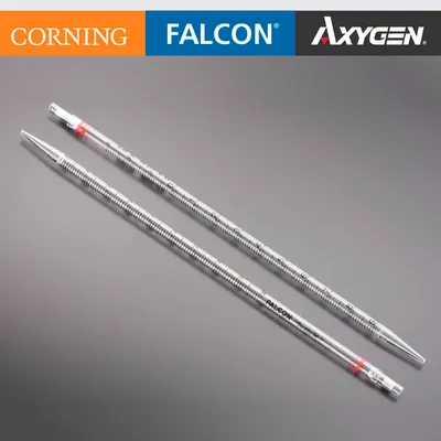 Corning Falcon Serological Pipette, 5 mL (Blue), Graduation: 1/10 mL, Part No. 357543 - Image 2