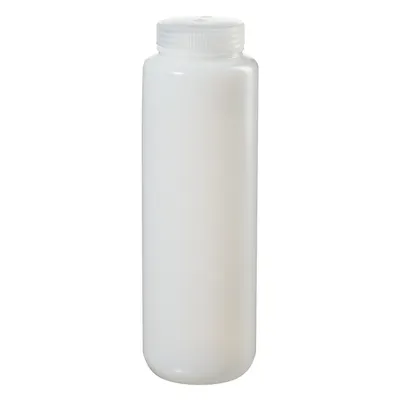 Nalgene BTL W/M HDPE, 48 oz 1500 ml Wide Mouth Bottle, HDPE, PP Screw Cap, 1500 ml, Part No. 2104-0048 - Image 5