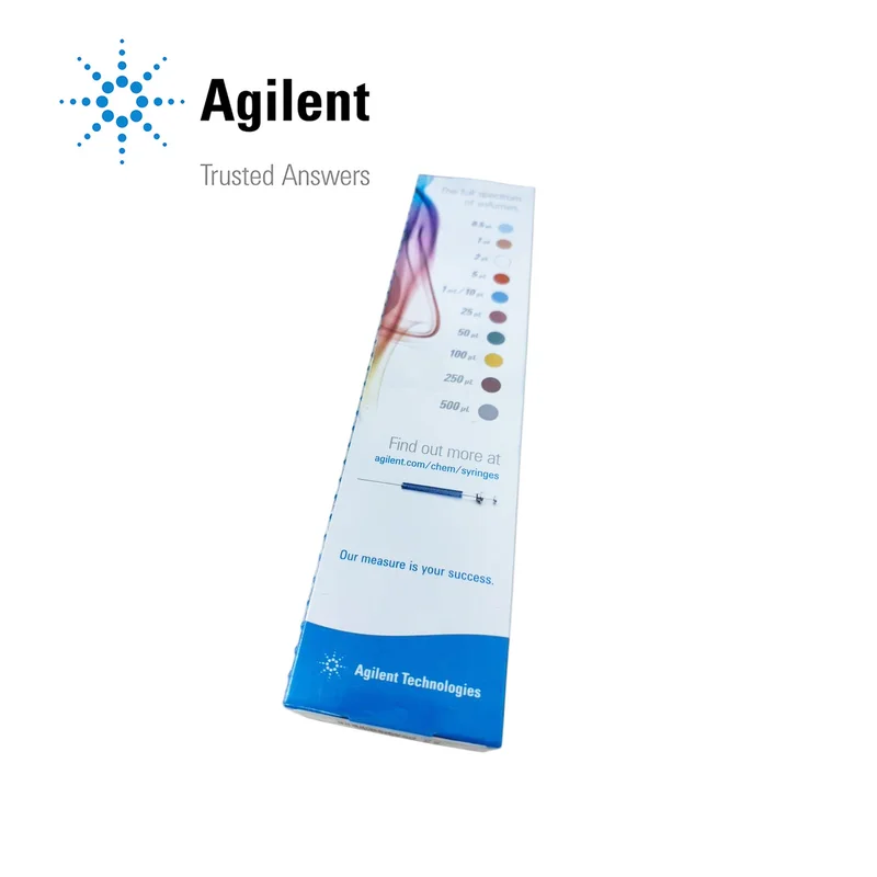 Agilent GC Manual Syringes, 50 mm, 25, Bevel, Fixed, 100 μL, Stainless Steel, 1 Each, Part No. 5190-1507